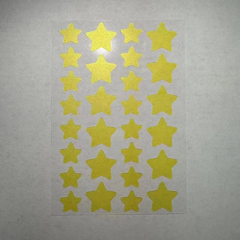 Patchs Anti-Boutons Colorés – 112 pcs – Étoiles Magiques - Livraison gratuite !