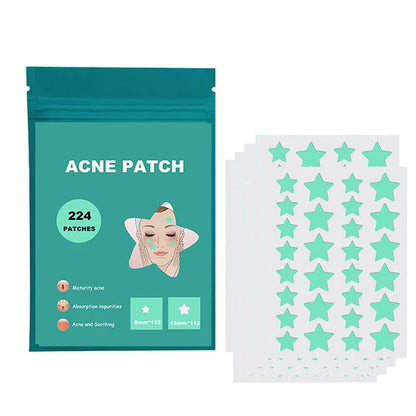Patchs Anti-Boutons Colorés – 112 pcs – Étoiles Magiques - Livraison gratuite !